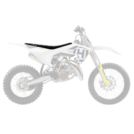 BLACKBIRD POKROWIEC / POSZYCIE NA SIEDZENIE HUSQVARNA TC 85 '18-'23 ZEBRA KOLOR ŻÓŁTY CZARNY