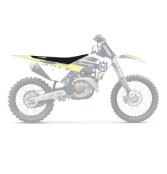 BLACKBIRD POKROWIEC / POSZYCIE NA SIEDZENIE HUSQVARNA TC/FC 125/250/350/450 '23 (FC/TC ALL MODELS) ZEBRA KOLOR CZARNY ŻÓŁTY