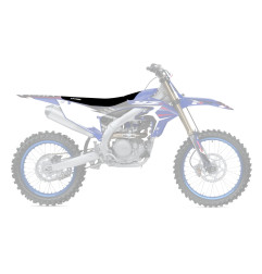 BLACKBIRD POKROWIEC / POSZYCIE NA SIEDZENIE YAMAHA YZ 250F '24; YZ 450F '23-'24 ZEBRA KOLOR CZARNY NIEBIESKI (REAL FOTO)