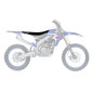 BLACKBIRD POKROWIEC / POSZYCIE NA SIEDZENIE YAMAHA YZ 250F '24; YZ 450F '23-'24 ZEBRA KOLOR CZARNY NIEBIESKI (REAL FOTO)