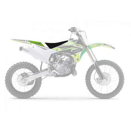 BLACKBIRD WYPRZEDAŻ POKROWIEC / POSZYCIE NA SIEDZENIE KAWASAKI KX 85 '14-'23 DREAM 4 KOLOR CZARNY ZIELONY BIAŁY