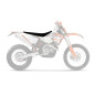 BLACKBIRD POKROWIEC / POSZYCIE NA SIEDZENIE KTM SX/SXF '07-'10, EXC/EXCF '08-'11 PYRAMID (PMD) KOLOR CZARNY