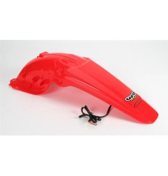 UFO BŁOTNIK TYŁ HONDA CRF 450X '05-'16, Z LAMPKĄ LED KOLOR CZERWONY