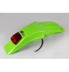 UFO BŁOTNIK TYŁ KAWASAKI KDX 200 '95-18 Z LAMPKĄ KOLOR ZIELONY