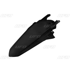 UFO BŁOTNIK TYŁ KTM EXC 125 '20-'21, EXC/EXCF(EXC-F) 150/250/300/350/450/500 TPI '20-2023 KOLOR CZARNY (Z PINAMI) ENDURO