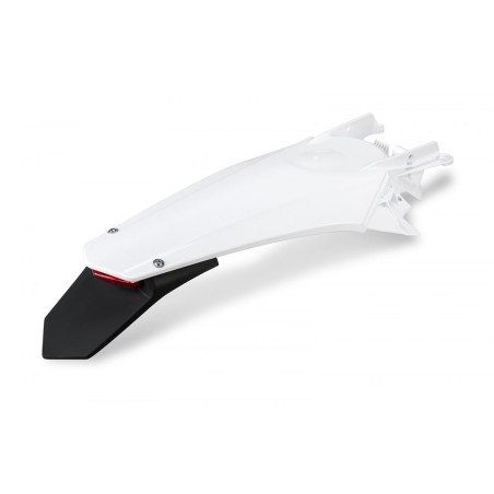 UFO BŁOTNIK TYŁ GAS GAS EC/EC-F '21-'23, KOLOR BIAŁY ( ENDURO Z LAMPKĄ LED )
