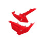 UFO BOCZKI TYLNE DOLNE HONDA CRF 250R / 450R '25-'26, KOLOR CZERWONY