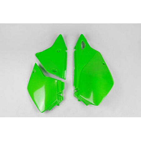 UFO BOCZKI TYLNE KAWASAKI KLX 400R '03-'25 ( KOMPLET ) KOLOR ZIELONY