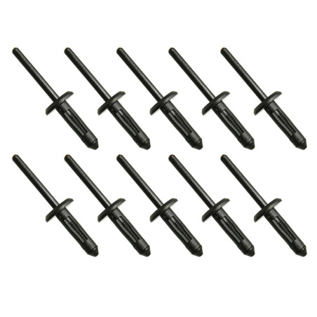BRONCO KOŁKI MONTAŻOWE DO PLASTIKÓW (GŁĘBOKOŚĆ 25,8MM, GR. 2,8MM, SZER. GŁÓWKI 12,5MM, DŁ. CAŁK. 47,8MM) (10 SZT.)
