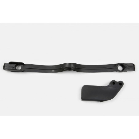 UFO KOMPLET ŚLIZG (KT03069001) + PROWADNICA (KT03068001) ŁAŃCUCHA KTM SX/SXF '97-'06, EXC/EXC-F '97-'07 KOLOR CZARNY