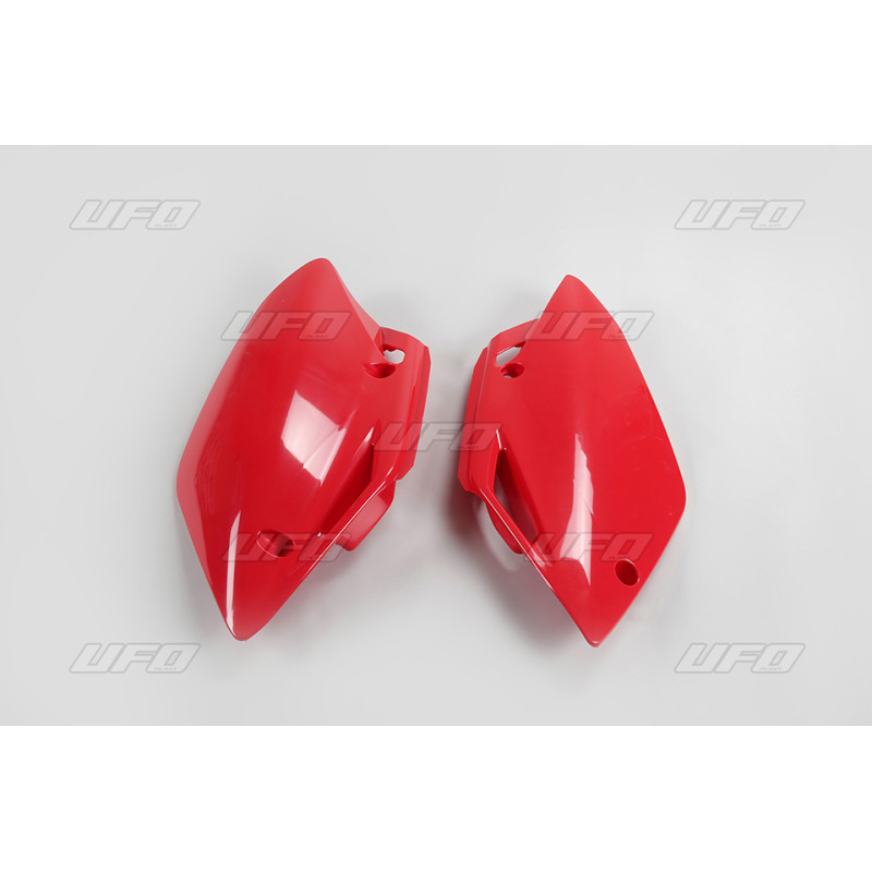 UFO BOCZKI TYLNE HONDA CRF 150R '07-'26, KOLOR CZERWONY