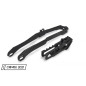 UFO KOMPLET ŚLIZG + PROWADNICA ŁAŃCUCHA HONDA CRF 250 R '20-'25 , CRF 250 RX '21-'25 , CRF 450 R / RX '19-'25 KOLOR CZARNY