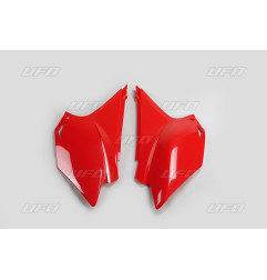 UFO BOCZKI TYLNE HONDA CRF 230 '15-'26, KOLOR CZERWONY - WYPRZEDAŻ