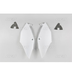 UFO BOCZKI TYLNE HONDA CRF 250R '18-'21, CRF 450R '17-'20, KOLOR BIAŁY