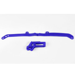 UFO KOMPLET ŚLIZG + PROWADNICA ŁAŃCUCHA YAMAHA YZ 125/250 '15-25, YZF/WRF 250/450 '07-08, KOLOR NIEBIESKI