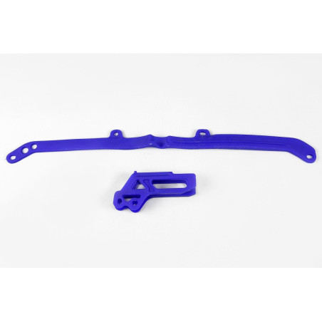 UFO KOMPLET ŚLIZG + PROWADNICA ŁAŃCUCHA YAMAHA YZ 125/250 '15-25, YZF/WRF 250/450 '07-08, KOLOR NIEBIESKI