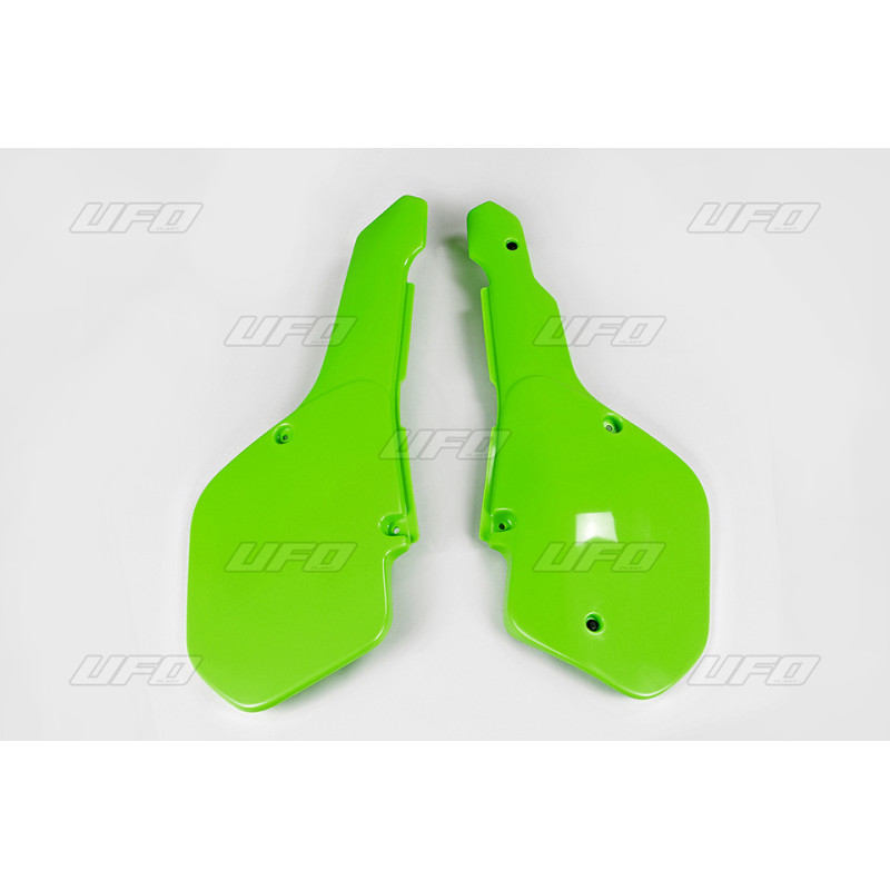 UFO BOCZKI TYLNE KAWASAKI KX 125/250/500 '87 KOLOR ZIELONY