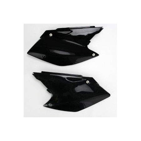 UFO BOCZKI TYLNE KAWASAKI KXF 250 '04-'05 KOLOR CZARNY - ZASTĘPUJE SU03932001