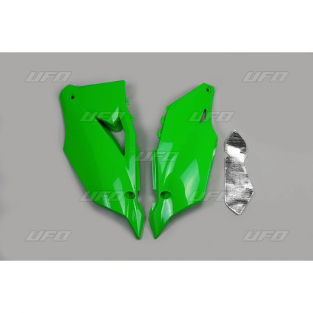 UFO BOCZKI TYLNE KAWASAKI KXF 450 '19-'23 , KXF 250 '21-'24 KOLOR ZIELONY