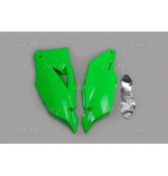 UFO BOCZKI TYLNE KAWASAKI KXF 450 '19-'23 , KXF 250 '21-'24 KOLOR ZIELONY FLUO