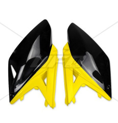 UFO BOCZKI TYLNE SUZUKI RMZ 250 '10-'18 KOLOR OEM 2012 (CZARNY/ŻÓŁTY)