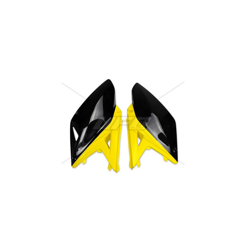 UFO BOCZKI TYLNE SUZUKI RMZ 250 '10-'18 KOLOR OEM 2012 (CZARNY/ŻÓŁTY)