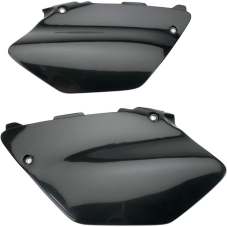 UFO BOCZKI TYLNE YAMAHA YZ 125/250 '06-'14 KOLOR CZARNY - WYPRZEDAŻ