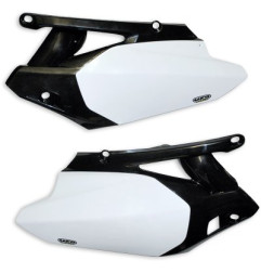 UFO BOCZKI TYLNE YAMAHA YZF 450 '10-'13 KOLOR BIAŁY