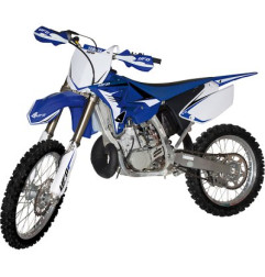 UFO BOCZKI TYLNE YAMAHA YZ 125/250 '02-'14 RESTYLING KOLOR BIAŁY
