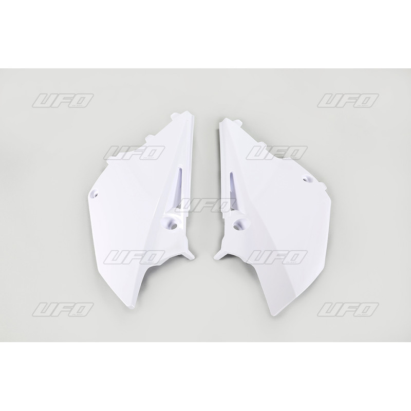 UFO BOCZKI TYLNE YAMAHA YZ 125/250 '15-'21 KOLOR BIAŁY