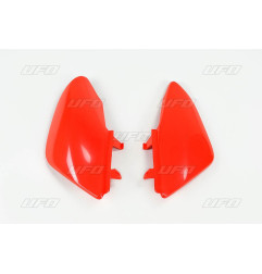 UFO BOCZKI TYLNE HONDA CRF 50 '04-'26, KOLOR CZERWONY - WYPRZEDAŻ