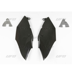 UFO BOCZKI TYLNE HONDA CRF 250R '18-'21, CRF 450R '17-'20, KOLOR CZARNY - WYPRZEDAŻ