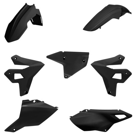 POLISPORT KOMPLET PLASTIKÓW SUZUKI DR-Z 400 (DRZ400) '00-'25 (RESTYLING) KOLOR CZARNY