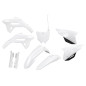 UFO KOMPLET PLASTIKÓW (FULL KIT) Z OSŁONAMI TELESKOPÓW (AMORTYZATORÓW) HONDA CRF 250R '22-'24, CRF 450R '21-'24 KOLOR BIAŁY