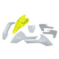 UFO KOMPLET PLASTIKÓW HUSQVARNA TC 85 '18-'24 KOLOR OEM '23-'24 ( BIAŁY / ŻÓŁTY / SZARY ) (HU620E999D)