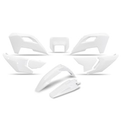 UFO KOMPLET PLASTIKÓW HUSQVARNA TE 150 / 250 / 300 '24-'25, FE 250 / 350 / 450 / 501 '24-'25 KOLOR OEM '25 BIAŁY