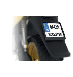 BIKETEC RAMKA POD TABLICĘ REJESTRACYJNĄ SKUTER/SCOOTER KOLOR CZARNY (47870)