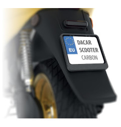 BIKETEC RAMKA POD TABLICĘ REJESTRACYJNĄ SKUTER/SCOOTER KOLOR KARBON (48716)