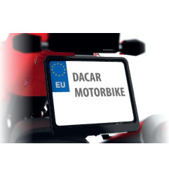 BIKETEC RAMKA POD TABLICĘ REJESTRACYJNĄ MOTOCYKL/MOTORBIKE KOLOR CZARNY (48723)