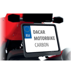 BIKETEC RAMKA POD TABLICĘ REJESTRACYJNĄ MOTOCYKL/MOTORBIKE KOLOR KARBON (48747)
