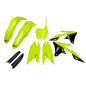 UFO KOMPLET PLASTIKÓW (FULL KIT) Z OSŁONAMI TELESKOPÓW (AMORTYZATORÓW) SUZUKI RMZ 250 '19-'25, RMZ 450 '18-'25 KOLOR ŻÓLTY FLUO