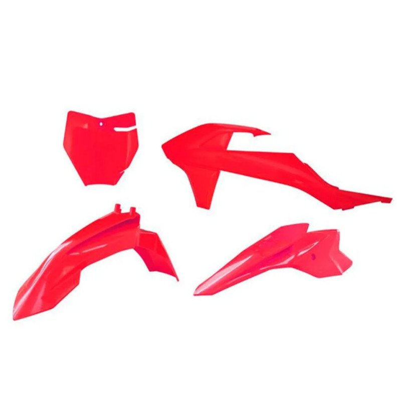 RACETECH (RTECH) KOMPLET PLASTIKÓW GAS GAS MC 50 '24-'25 KOLOR OEM CZERWONY