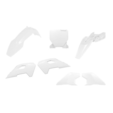 RACETECH (RTECH) KOMPLET PLASTIKÓW HUSQVARNA TC 65 '24-'25 KOLOR BIAŁY