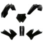 POLISPORT KOMPLET PLASTIKÓW (FULL KIT) KTM SX '05-'06; XC/XC-F 06-'07 W ZESTAWIE OSŁONY AMORTYZATORÓW (8399000001) KOLOR CZARNY
