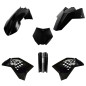 POLISPORT KOMPLET PLASTIKÓW (FULL KIT) KTM SX/SX-F '07 W ZESTAWIE OSŁONY AMORTYZATORÓW (8399000001) KOLOR CZARNY