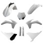 POLISPORT KOMPLET PLASTIKÓW (FULL KIT) KTM SX '11; XC/XC-F '11 W ZESTAWIE OSŁONY AMORTYZATORÓW (8398500002) KOLOR BIAŁY