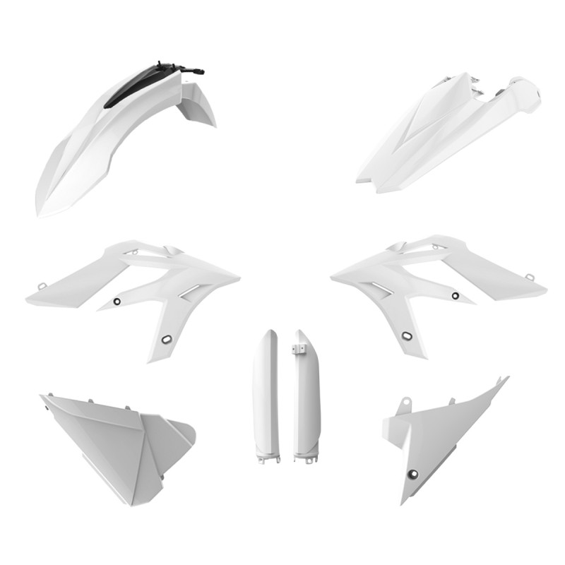 POLISPORT KOMPLET PLASTIKÓW (FULL KIT) BETA X-TRAINER '15-'19 W ZESTAWIE OSŁONY AMORTYZATORÓW (8398700002) KOLOR BIAŁY OEM