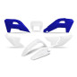 UFO KOMPLET PLASTIKÓW HUSQVARNA FE 250 / 350 / 450 / 501 '25-'26, TE 250 / 300 HERITAGE '25-'26 KOLOR BIAŁY / NIEBIESKI