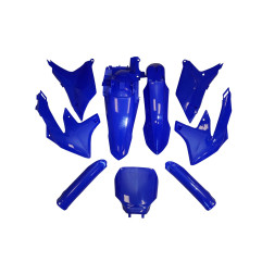 UFO KOMPLET PLASTIKÓW (FULL KIT) Z OSŁONAMI TELESKOPÓW (AMORTYZATORÓW) YAMAHA YZF 250 '24-'26, KOLOR NIEBIESKI