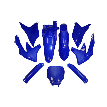 UFO KOMPLET PLASTIKÓW (FULL KIT) Z OSŁONAMI TELESKOPÓW (AMORTYZATORÓW) YAMAHA YZF 250 '24-'26, KOLOR NIEBIESKI